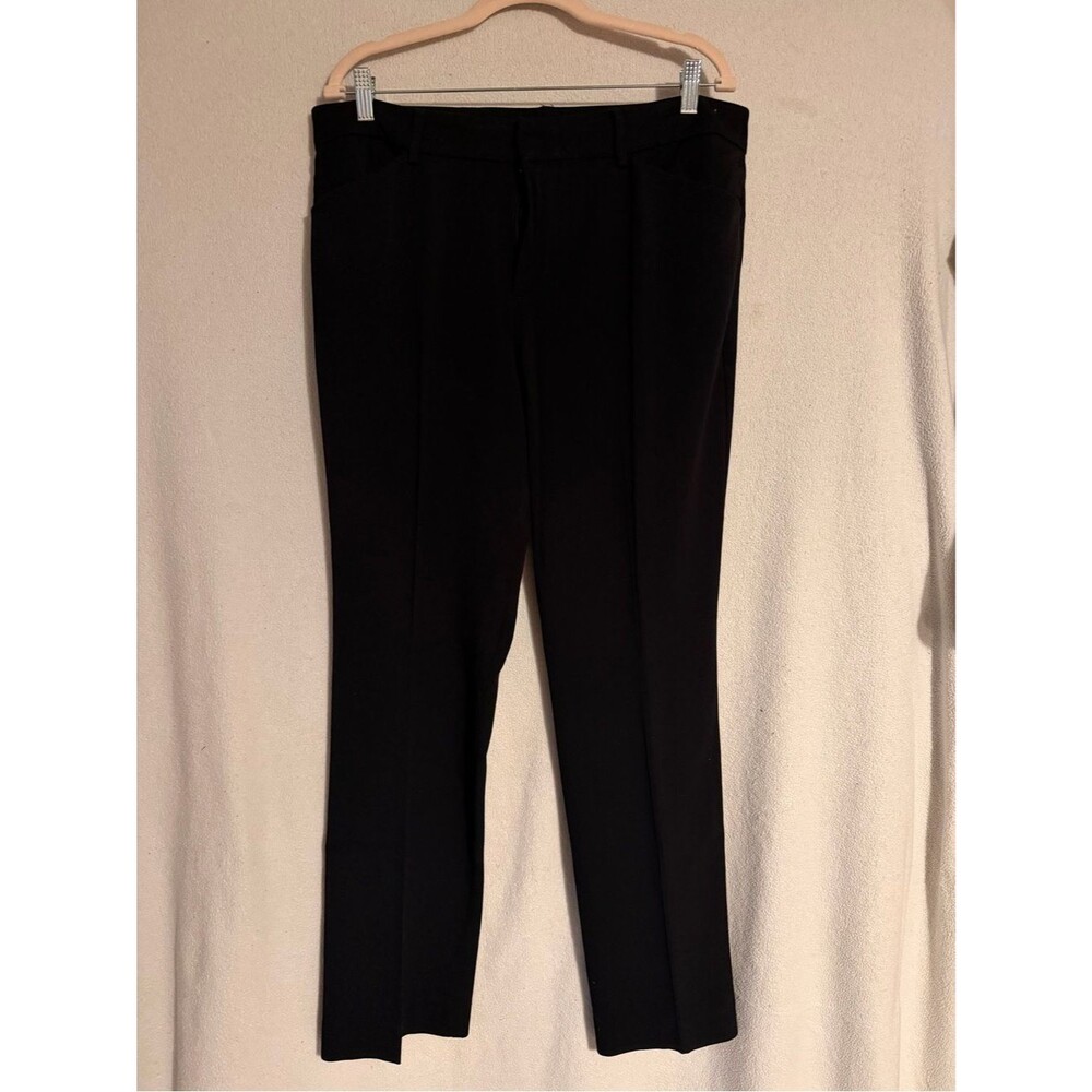 Nine West Black Career Dress Pants Women’s Size 16/33 Straight Leg Office